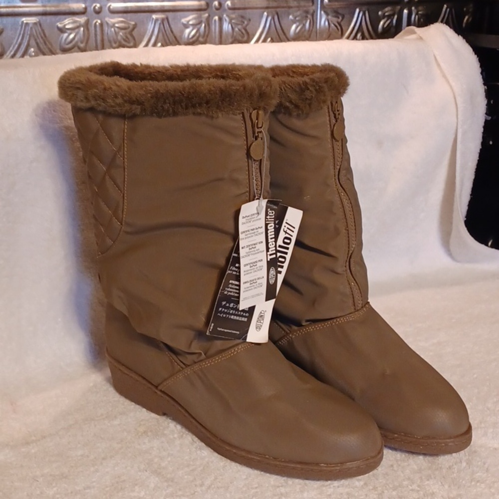 Soft Spots thermometer winter boots arctic waterproof boots size 9.5 non slip